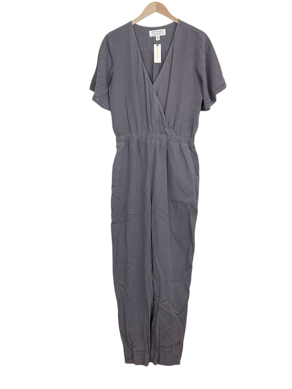 Anthropologie Cloth & Stone Short Sleeve Jumpsuit Size Small